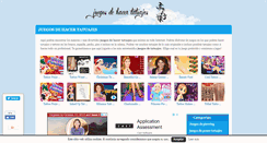 Desktop Screenshot of juegosdehacertatuajes.net